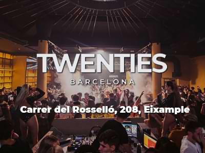 entradas anticipadas twenties barcelona